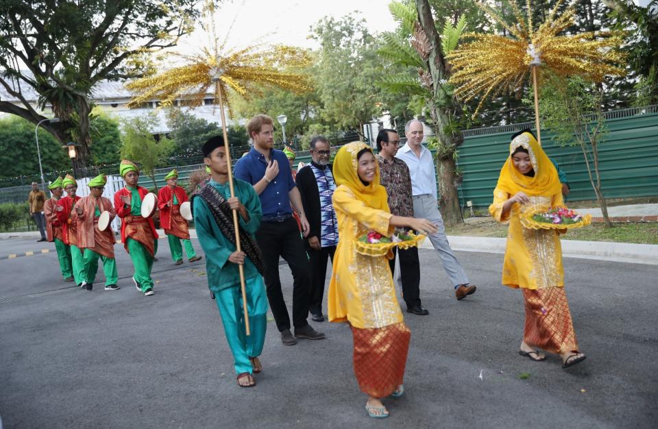 Prince Harry in Singapore