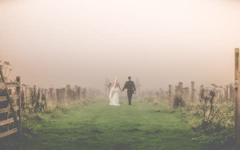 Red sky sun wedding - Credit: Sean Elliott