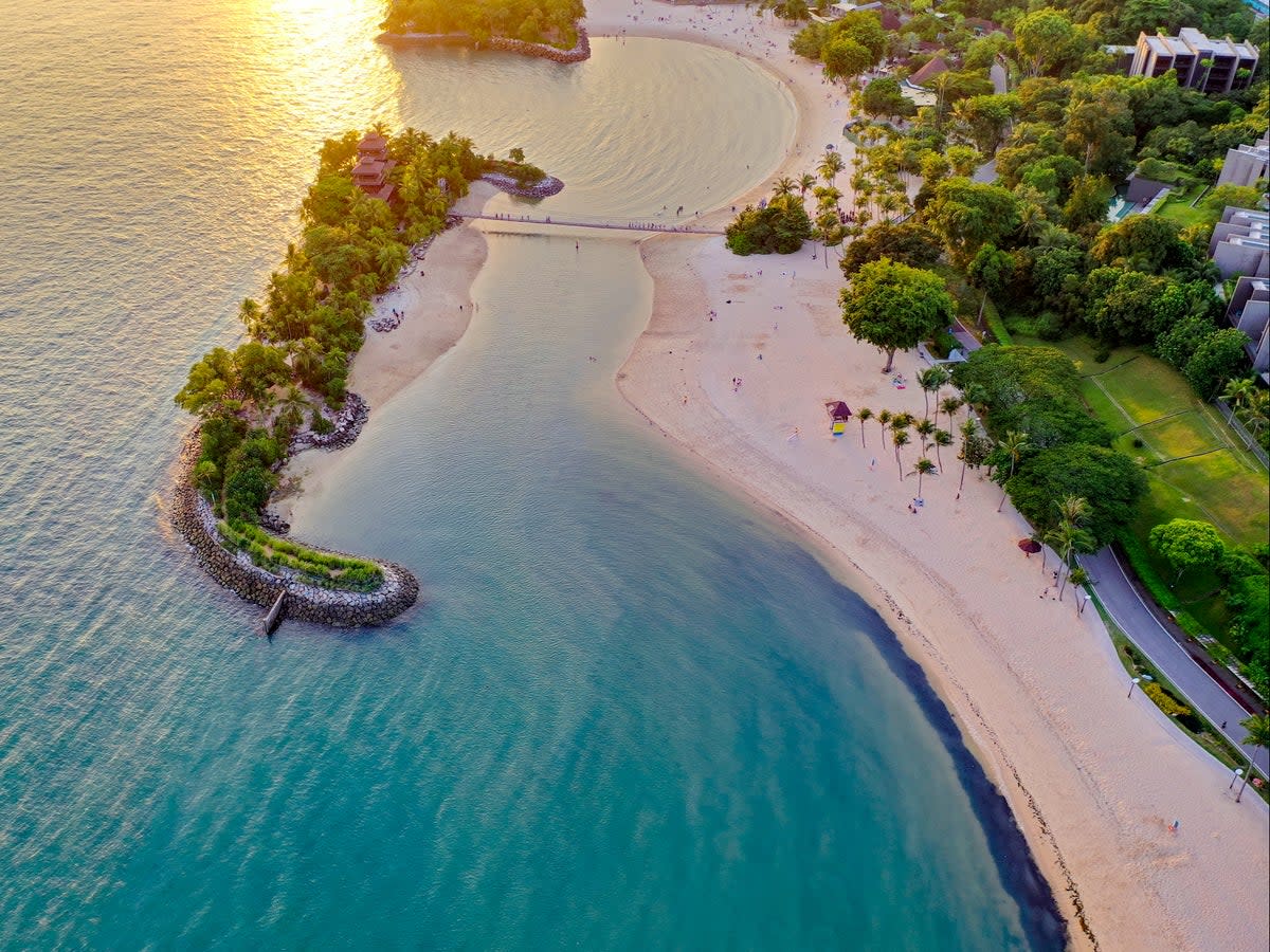 Sentosa Island is the city’s island resort (Getty Images)