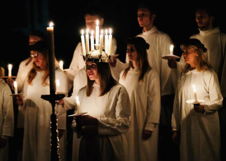 St Lucy’s Day is celebrated in Sweden (Getty Images)