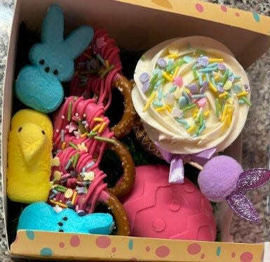 When ordering an Easter treat box from Natta's Sweet Treats, specify whether the box is for a boy or a girl.