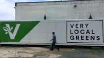 Tiny farm grows giant crop in old Dartmouth shipping container