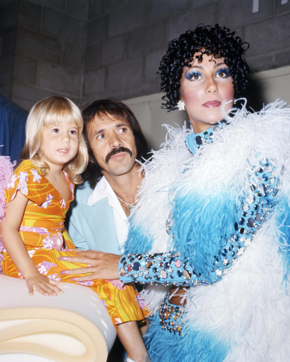 Sonny and Cher with&nbsp;Chaz Bono.