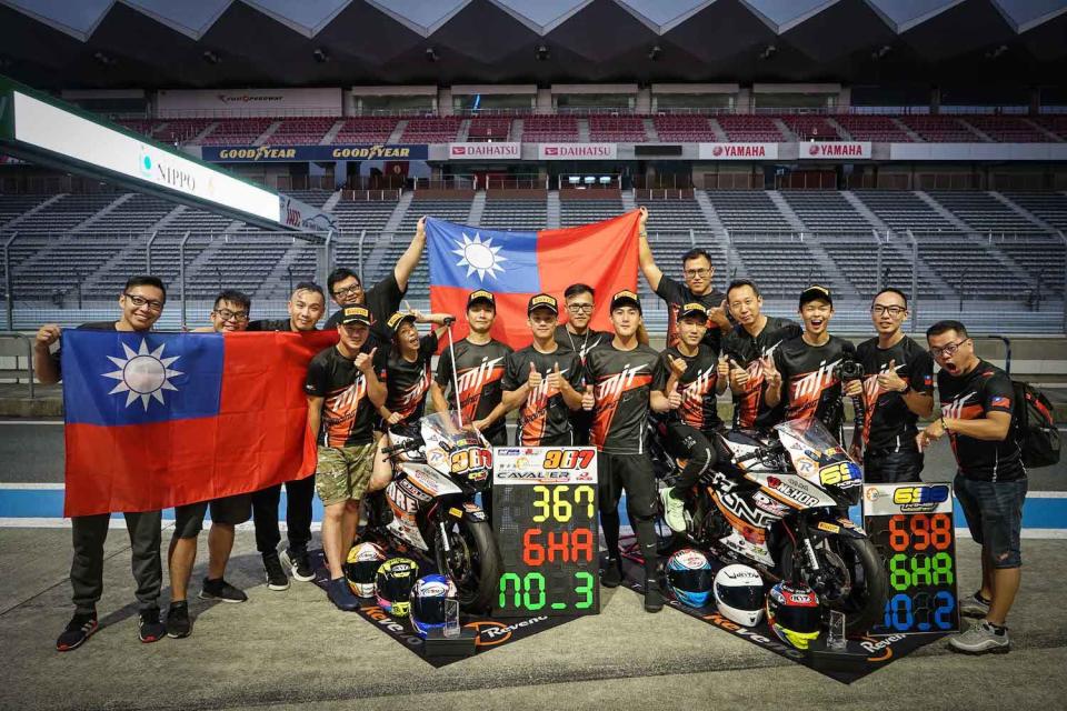 台鈴 Suzuki 贊助之 MIT Racing 車隊在日本富士國際賽道 FSW Mini 6 富士六小時耐久賽勇奪第二名、第三名佳績。