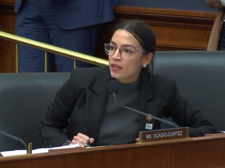 Ocasio-Cortez delivers devastating address to congress after Republican calls Green New Deal elitist: 'People are dying'