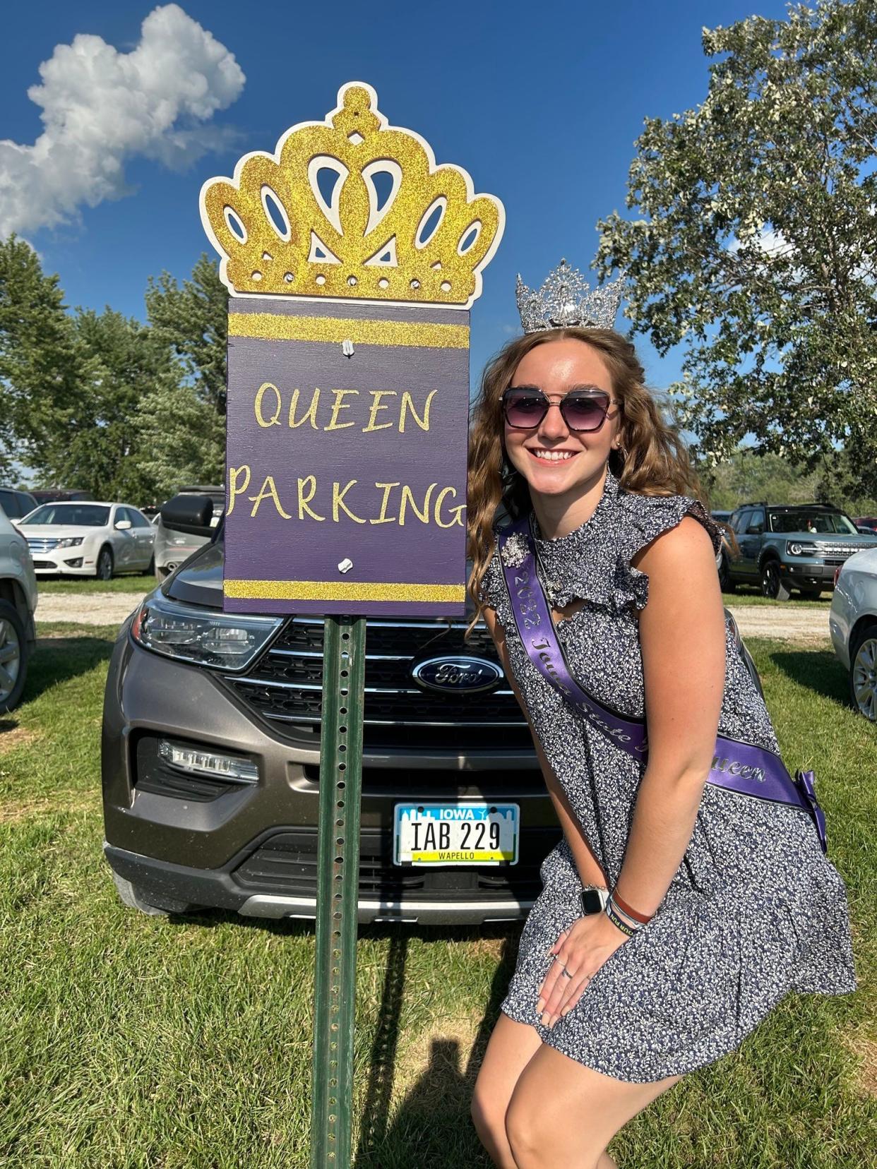 Mary Ann Fox visited 76 county fairs as the Iowa State Fair queen. She