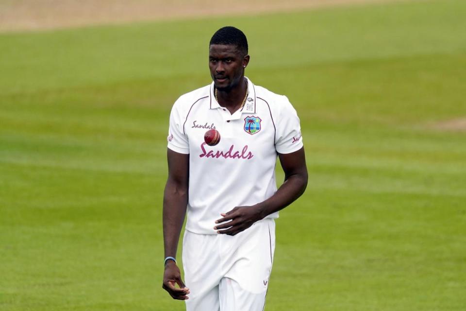 Former West Indies test captain Jason Holder and New Zealander Nathan Smith took part in their first training session in Kidderminster on Tuesday <i>(Image: PA)</i>