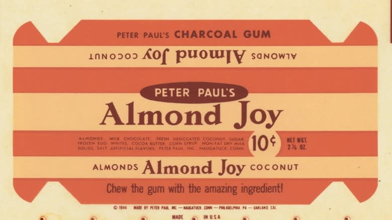 1946 Almond Joy wrapper