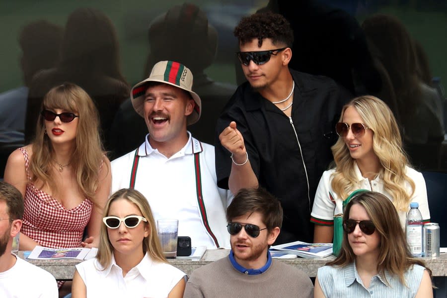 Travis Kelce, Taylor Swift and the Mahomes spotted at U.S. Open final