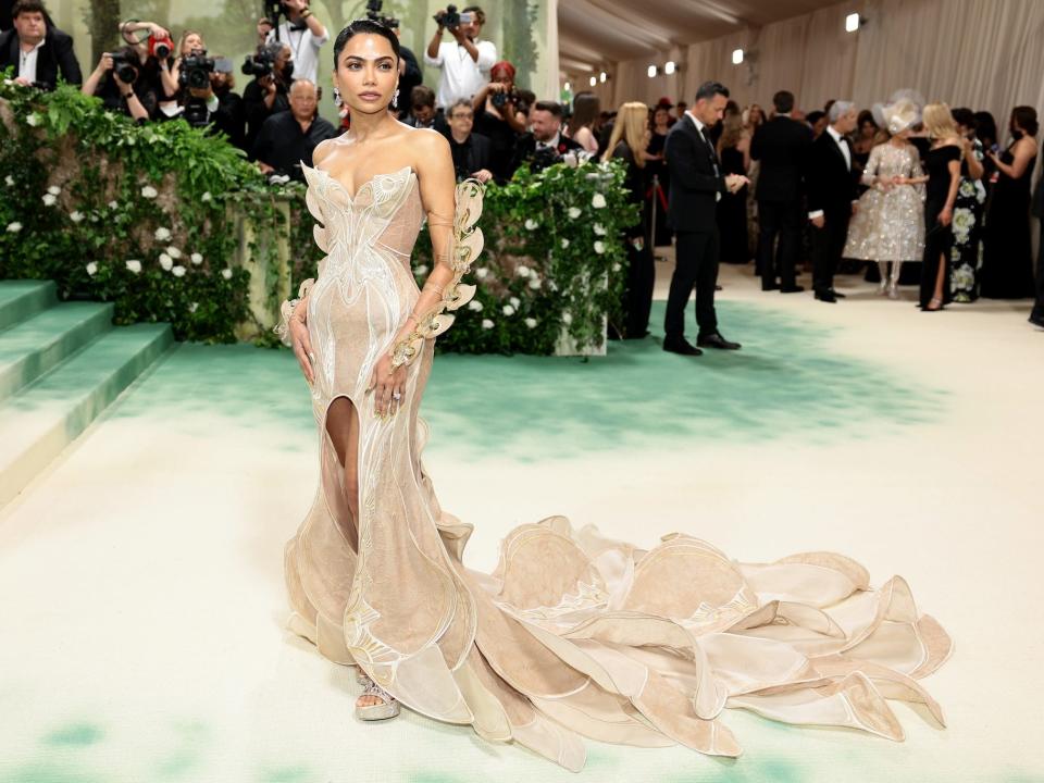 Mona Patel on the 2024 Met Gala red carpet.