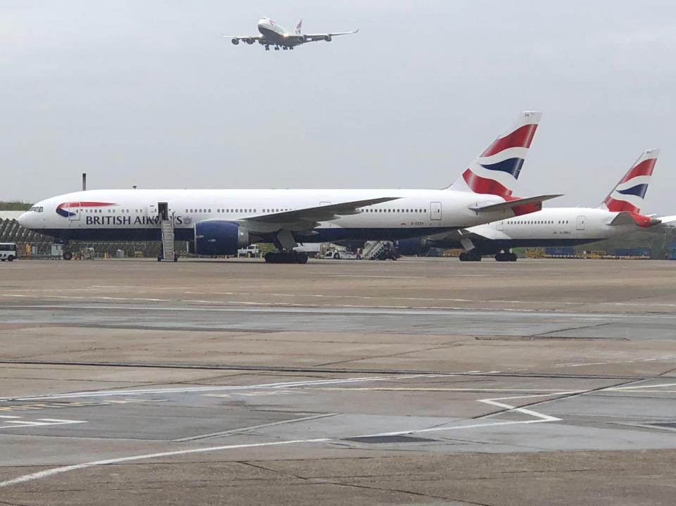 First place: British Airways aircraft at Heathrow (Simon Calder)