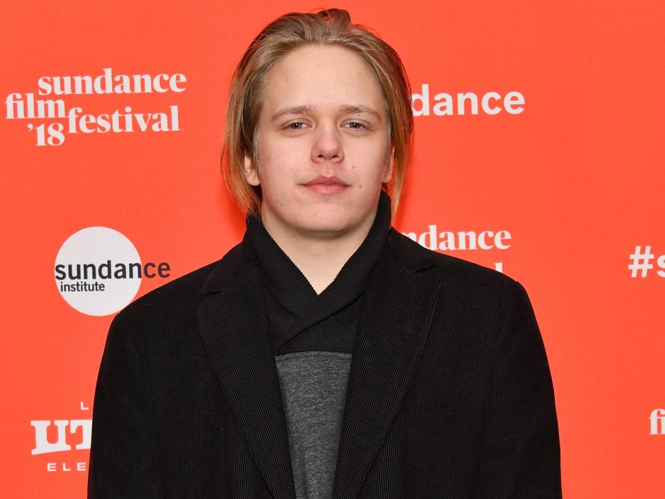 Valter Skarsgard attends the "Lords Of Chaos" Premiere during the 2018 Sundance Film Festival at Park City Library on January 23, 2018 in Park City, Utah.