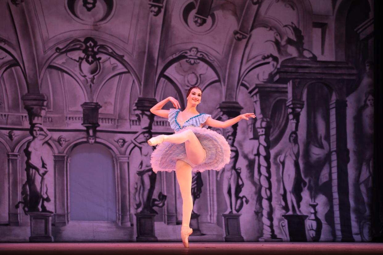 Patricia Garcia De Santamarina Roca as the Sugar Plum Fairy in Saint Augustine Ballet's "The Nutcracker," which takes the stage Dec. 18 and 19 at Flagler College's Lewis Auditorium.