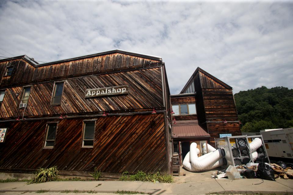 The Appalshop, a cultural media arts center in Whitesburg, was flooded Wednesday the 29th in Eastern, Ky.Aug. 3, 2022