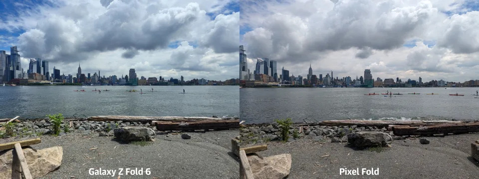 <p>Samsung Galaxy Z Fold 6 camera sample versus Google Pixel Fold</p>
