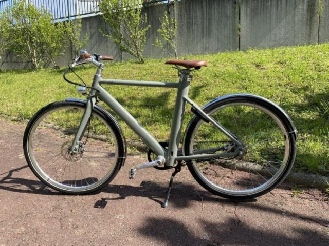 Poignée de vélo verte pour vélo rétro vintage