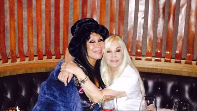 Moria Casán y Susana Giménez, dos divas se saludan