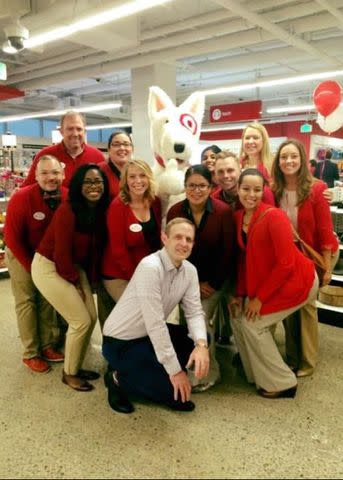 <p>Courtesy of Jenee Naylor</p> Jenee Naylor and her team during her time at Target