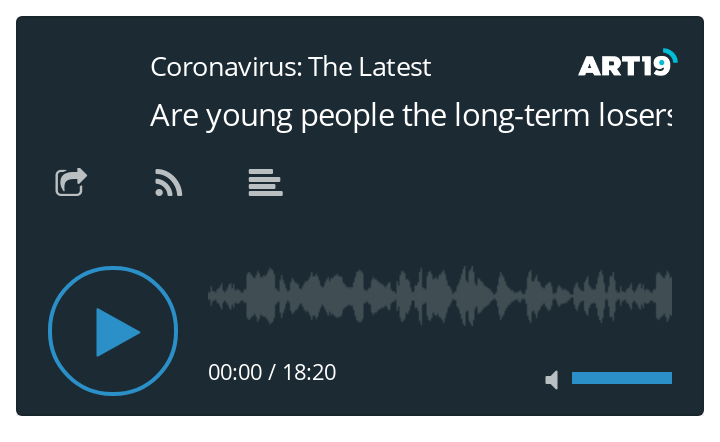 Coronavirus podcast - Are young people the long term losers of the lockdown? 18/06/20 (doesn't autoupdate)