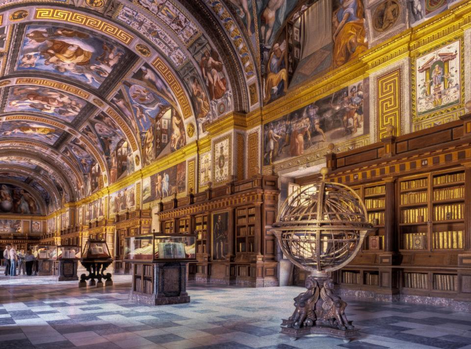 The Library of El Escorial, Spain
