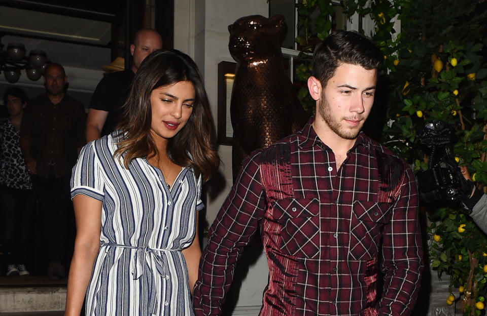 Priyanka Chopra and Nick Jonas