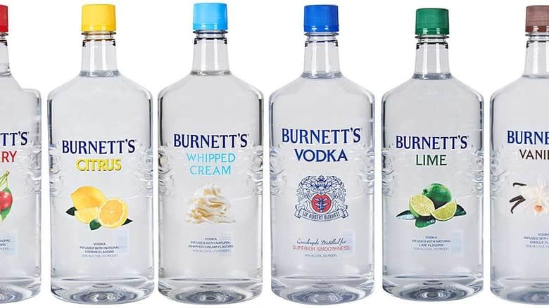 Burnett's Vodka flavors