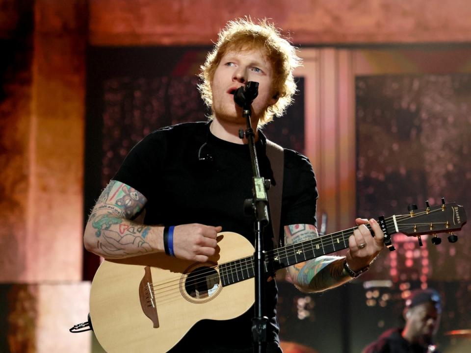 Ed Sheeran (Getty Images for The Rock and Ro)