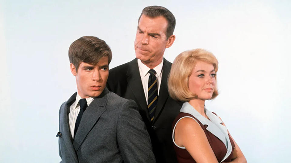 <span><span>Don Grady, Fred MacMurray and Tina Cole in<em> My Three Sons</em>.</span><span>©CBS/IMDb</span></span>