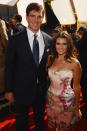 LOS ANGELES, CA - JULY 11: (-L-R) New York Giants quarterback Eli Manning and Nascar driver Danica Patrick arrive at the 2012 ESPY Awards at Nokia Theatre L.A. Live on July 11, 2012 in Los Angeles, California. (Photo by Jason Merritt/Getty Images)