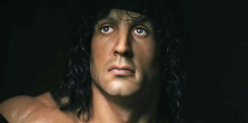 John Rambo wax bust