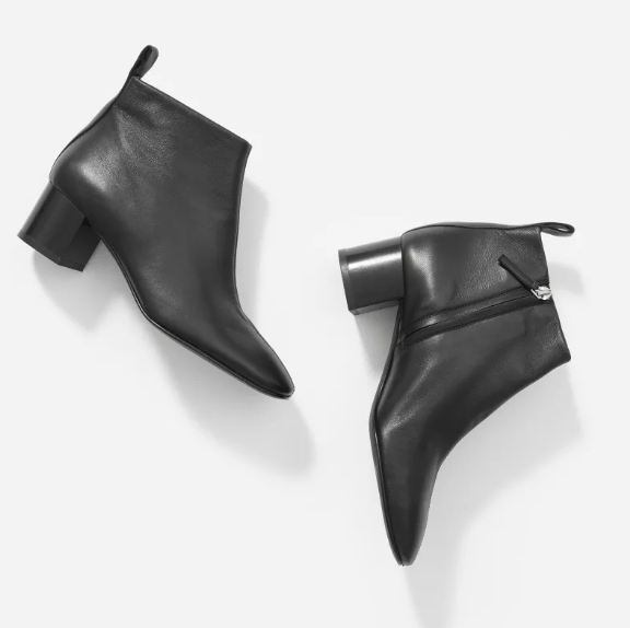 The Day Boot in Black. Image via Everlane.