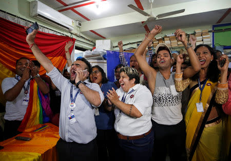 LGBT community celebrate after the Supreme Court’s verdict