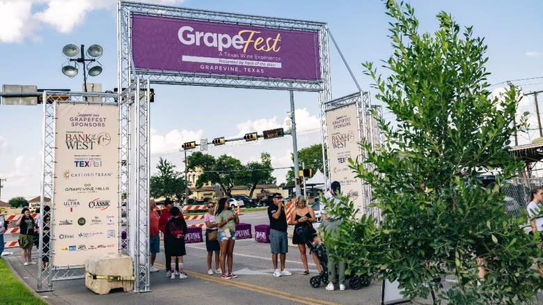 texas wine festival entrance