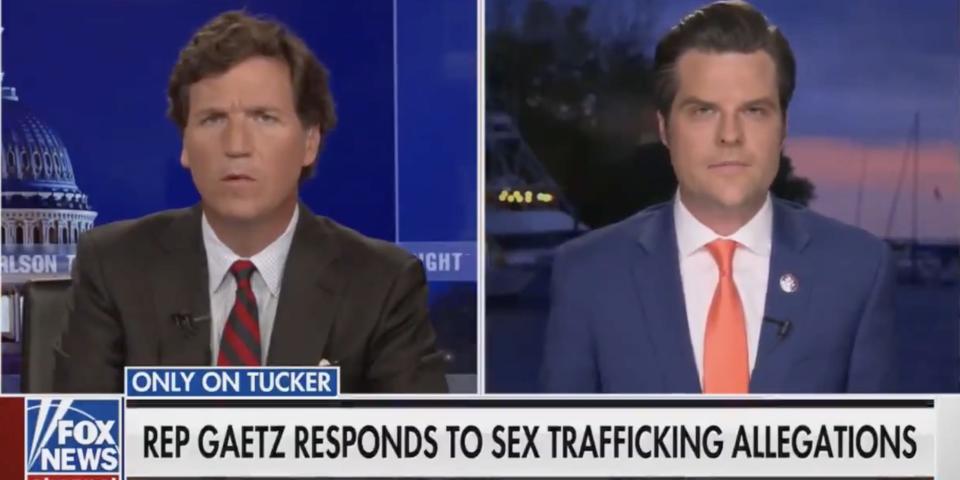 tucker carlson matt gaetz