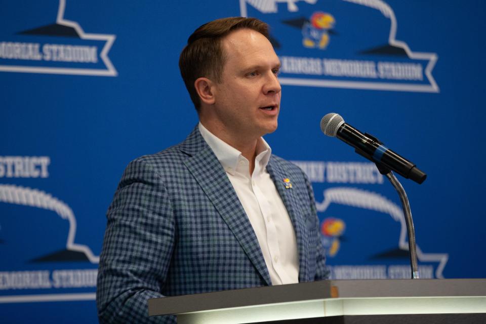 Kansas athletics director Travis Goff addressed the school's expenditure of more than $10 million in outside legal fees in KU basketball's NCAA infractions process in an interview with The Capital-Journal.
