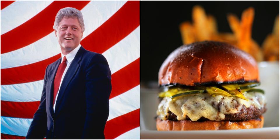 bill clinton burger