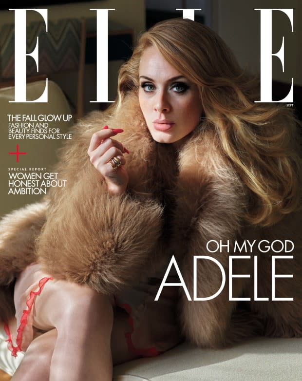 <p><a href="https://www.elle.com/culture/music/a40803238/adele-interview-elle-september-cover-2022/" rel="nofollow noopener" target="_blank" data-ylk="slk:Photo: Mario Sorrenti/Courtesy of Elle;elm:context_link;itc:0;sec:content-canvas" class="link ">Photo: Mario Sorrenti/Courtesy of Elle</a></p>