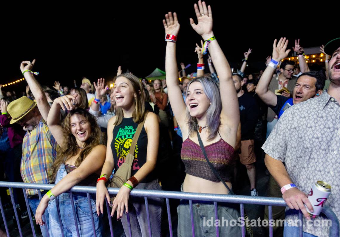 Fans react to a performance on the Main Stage at Flipside Fest in 2022. Sarah A. Miller/smiller@idahostatesman.com