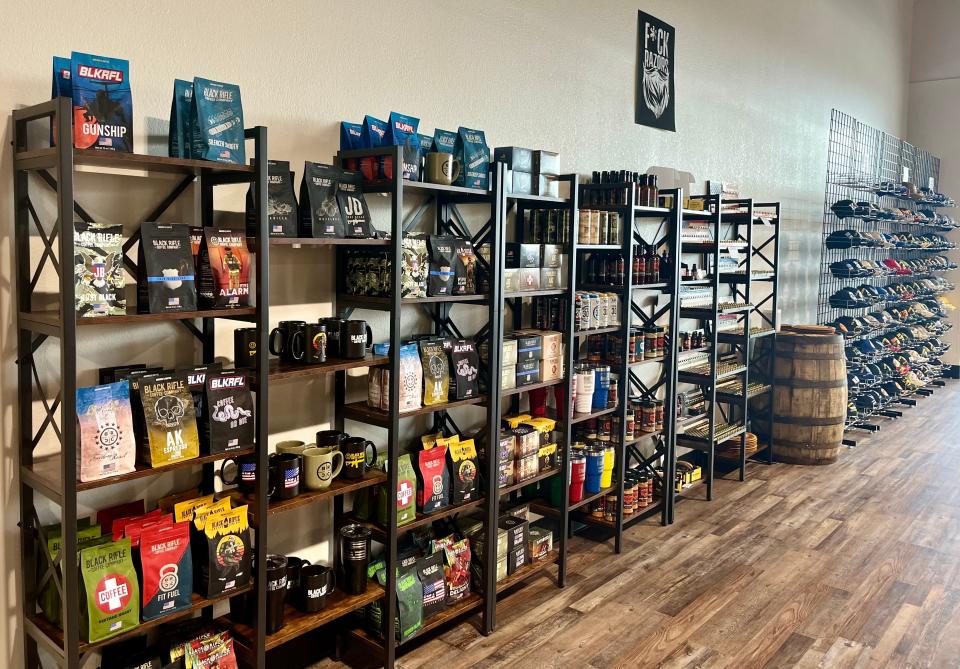 Frontline Defender recently opened its third store at 2400 W. Ryan Road in Oak Creek. The store carries local products made by veterans and first responders along with national brands like Grunt Style and Black Rifle Coffee Co.