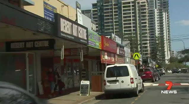 Dozens of massage parlours across the Gold Coast have been targeted. Source: 7 News