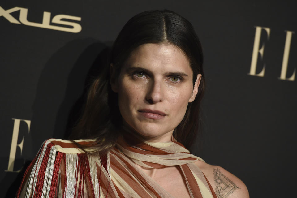 Lake Bell arrives at the 26th annual ELLE Women in Hollywood Celebration at the Four Seasons Hotel on Monday, Oct. 14, 2019, in Los Angeles. (Photo by Jordan Strauss/Invision/AP)