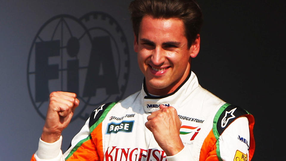 Adrian Sutil, pictured here at the Italian Formula One Grand Prix in 2009. 