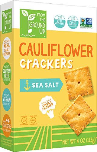 Sea Salt Cauliflower Crackers