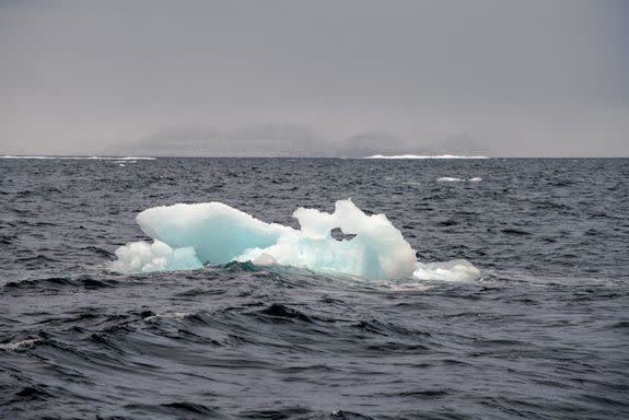 Ice seen in the Northwest Passage in 2016.