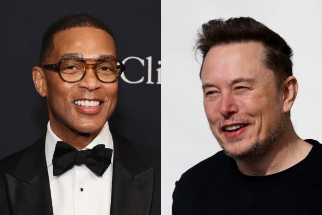 Don Lemon, Elon Musk - Credit: Amy Sussman/Getty Images; Odd Anderson/AFP/Getty Images