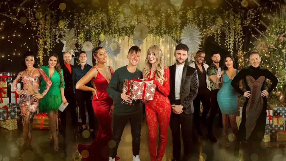 The MAFS Christmas reunion cast. (Channel 4)