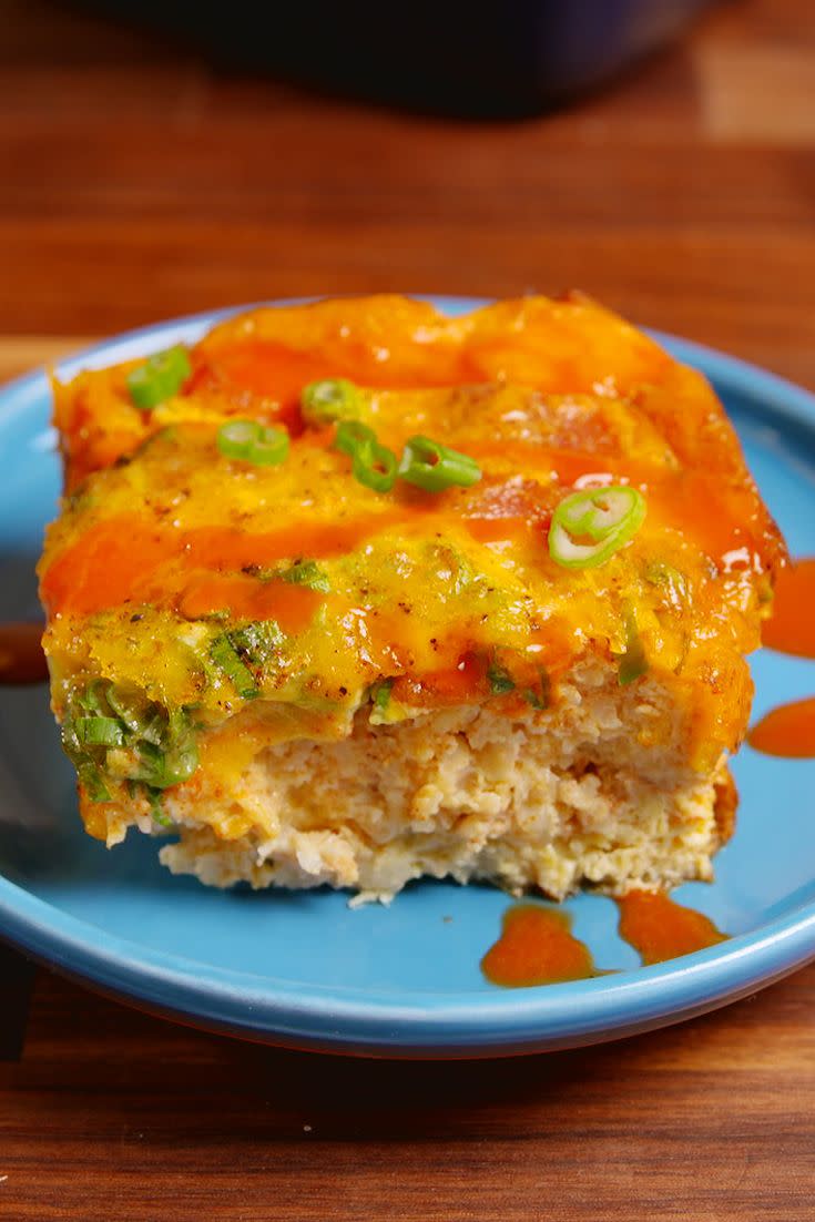 Loaded Cauliflower Breakfast Bake