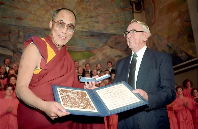  33年前達賴喇嘛得諾貝爾和平獎感言曝光，震撼台灣。（圖／海鵬電影提供）