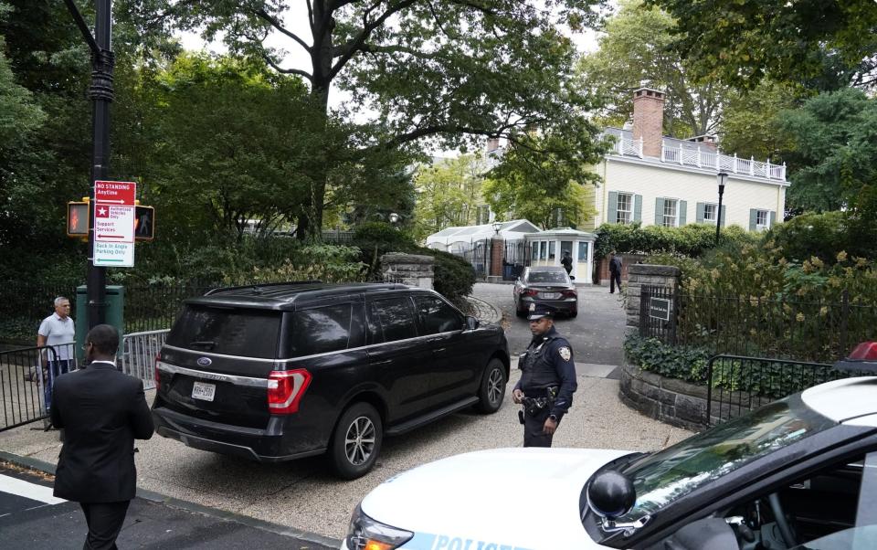 Federal agents search Gracie Mansion, the official residence of the mayor of New York City