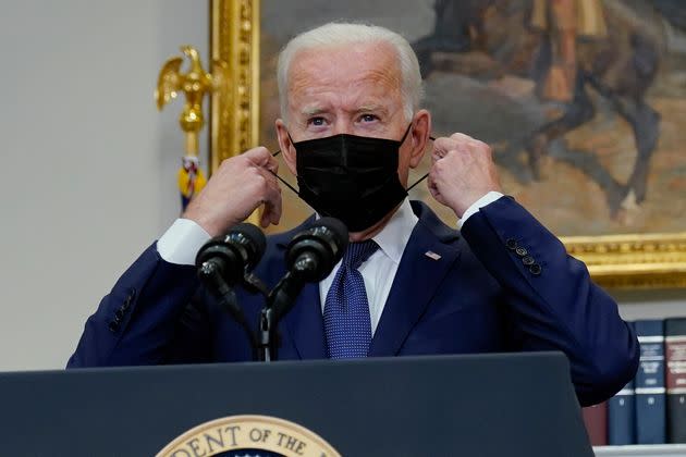 President Joe Biden issued the new vaccine rule through OSHA on Thursday. (Photo: AP Photo/Manuel Balce Ceneta)